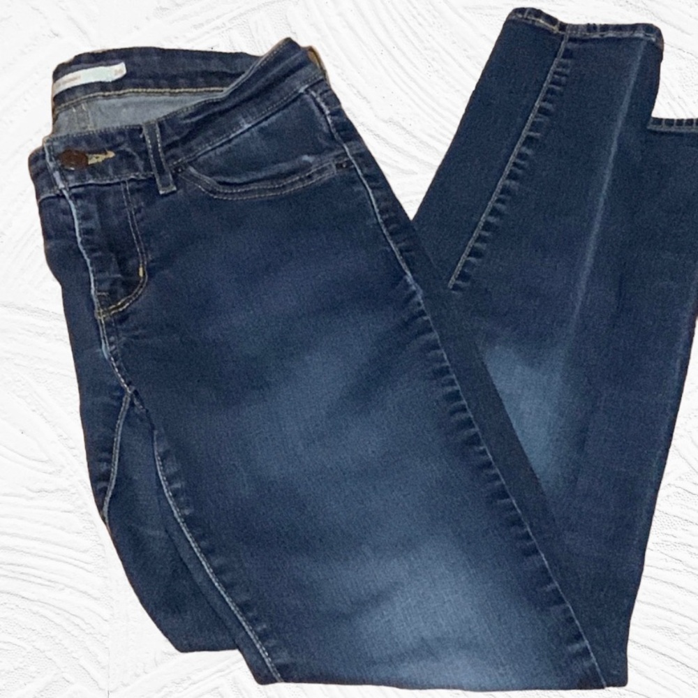 LEVI'S PREMIUM 711 SKINNY DISTRESSED JEANS, 2 (26)